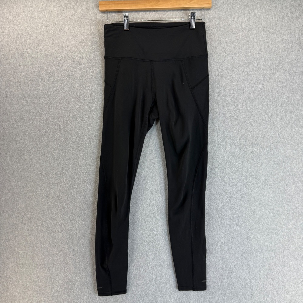 Athleta Black Leggings Stealth 7/8 Tight Capri Pants Workout Womens Size XS READ